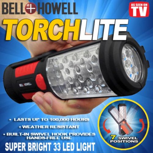 Bell + Howell As Seen On TV LEDスイベルライト (56977) / TORCH LITE 33 LED