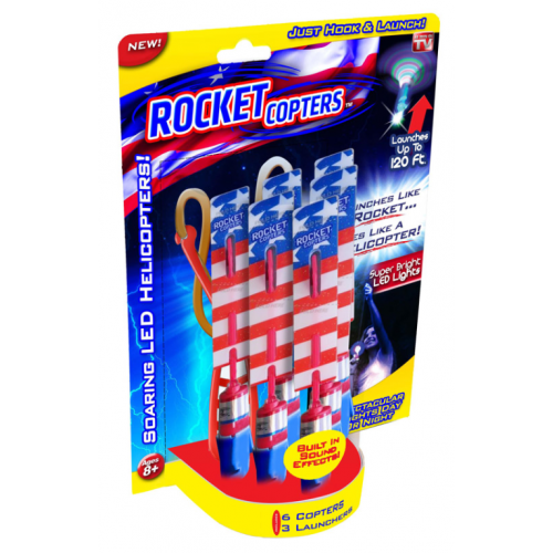Rocket Copters As Seen On TV LEDロケットヘリコプター (ROCKCPTR) / ROCKET COPTER PATRIOTIC