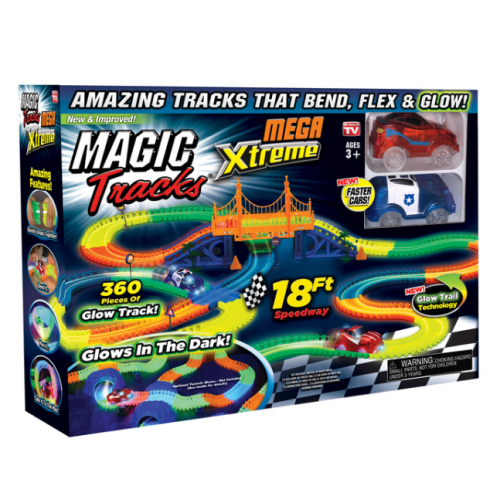 Magic Tracks As Seen On TV グロートイ レーストラック ( MTM-MC4/2) / MAGIC TRCK XTRM 2CAR 18'