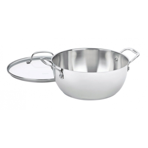 Cuisinart Chef's Classic ステンレススティール製多目的パン (755-26GD) / POT W/LID SS 5-1/2 QT