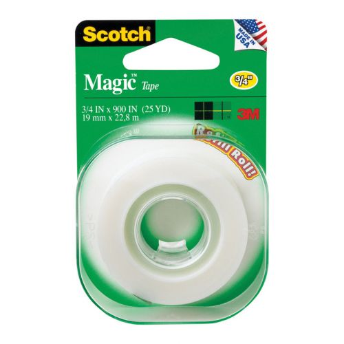 Scotch Magic テープ クリア (205) 12個セット / MAGIC TAPE ROLL3/4X500"