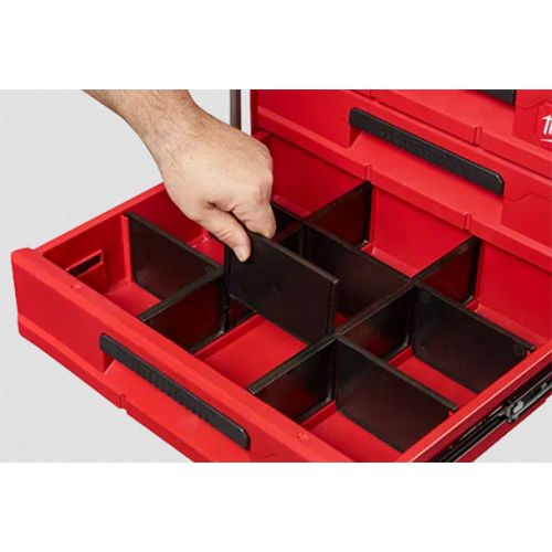 Milwaukee PACKOUT 3段引き出し式ツールボックス (48-22-8443) / PACKOUT 3-DRAWER TOOLBOX
