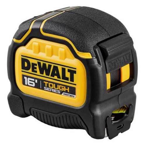 DeWalt ToughSeries メジャーテープ (DWHT36916S) / TAPE MEASRE BLK/YLW 16FT