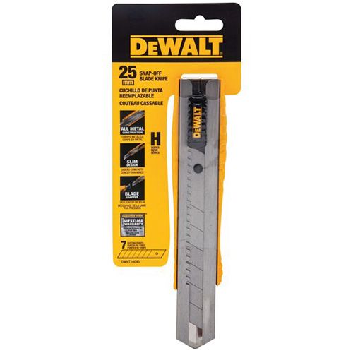 DeWalt 万能カッターナイフ (DWHT10045) / SNAP OFF UTLTY KNFE 25MM