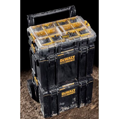 DeWalt ToughSystem 2.0 収納オーガナイザー コンパートメント10個付 (DWST08040) / STORAGE ORGANIZER 10COMP
