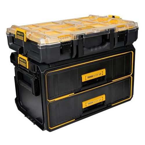 DeWalt ToughSystem 2.0 収納オーガナイザー コンパートメント10個付 (DWST08040) / STORAGE ORGANIZER 10COMP