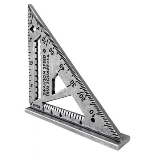 Swanson トリムスピード定規 (S0145) / SPEED SQU TRIM 4-1/2"L