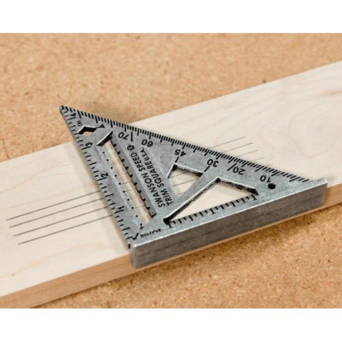 Swanson トリムスピード定規 (S0145) / SPEED SQU TRIM 4-1/2"L