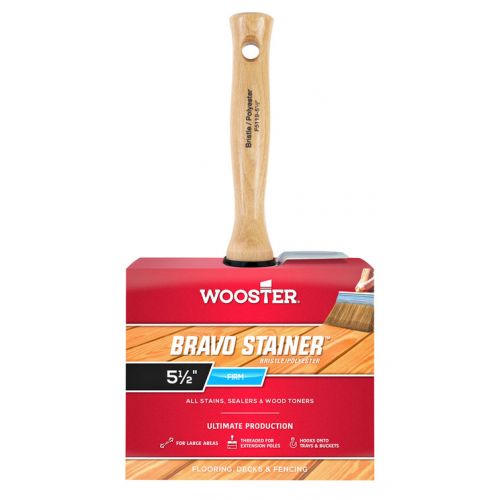 Wooster Bravo Stainer フラットペイントブラシ (F5119-5-1/2) / BRAVO STAINPNTBRSH5-1/2"