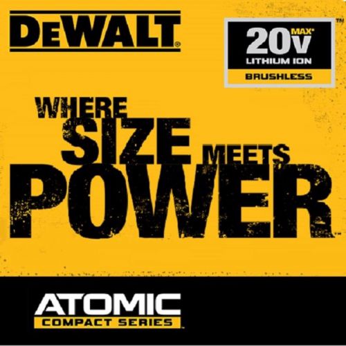 DeWalt 20V MAX ATOMIC コンパクトロータリーハンマードリル (DCH172B) / ROTARY HAMMER DRILL 5/8"