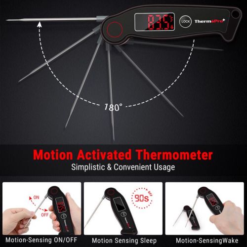 ThermoPro TP19W グリル＆肉用温度計 (TP19W) / GRL/MEAT THRMMTR BLK
