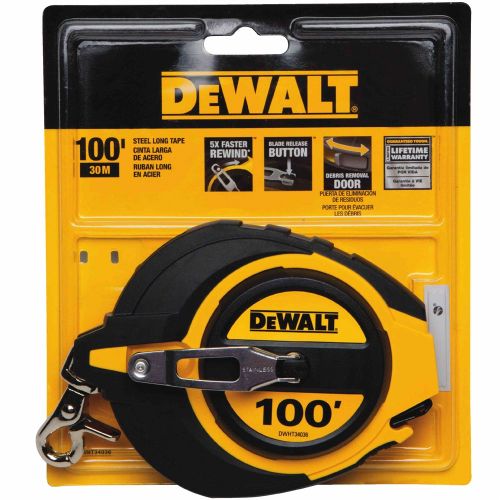 DEWALT テープメジャー 100フィート (DWHT34036L) / TAPEMEASURE100' CLS CASE
