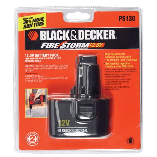Black and Decker FireStorm バッテリー 12V (PS130) / BATTERY 12V FIRESTORM