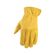 Wells Lamont 男性用牛革製ドライバーグローブ イエロー (984L) / WRK GLOVES COMFRTHYDE L