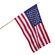 Valley Forge 星条旗セット (DFS1USA-1) / FLAG SET 2-1/2X4US NYLON