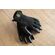 Hands On Gloves  グルーミング用グローブ ブラック M (2186-WP-104) / GROOMING GLOVE MED BLK