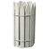 Greenes  木製ガーデンフェンス 24個セット (RC75W) / FENCE PICKET 18"X3' WHT