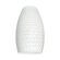 Westinghouse  円筒形ガラス製シェード  ホワイト 6個セット (85724) / GLASS SHADE LUNAR WEAVE