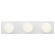 WESTINGHHOUSE 壁取付バスルーム バー照明 ホワイト (66594)  / FIXT BATHBAR 3L WH18X4.5