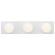 WESTINGHHOUSE 壁取付バスルーム バー照明 ホワイト (66594)  / FIXT BATHBAR 3L WH18X4.5