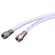 Monster Cable Hook It Up ビデオ用同軸ケーブル ホワイト 7.5m (140044-00) / CABLE COAX RG6 25' WHITE