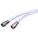 Monster Cable Hook It Up ビデオ用同軸ケーブル ホワイト 15m (140047-00) / CABLE COAX RG6 50' WHITE