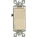 Leviton Decora ロッカースイッチ 15A アイボリー (05601-2IS) / SWITCH QT IV 15A120/277V