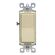 Leviton Decora ロッカースイッチ 15A アイボリー (05601-2IS) / SWITCH QT IV 15A120/277V