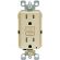 Leviton  GFCIコンセント 125V アイボリー 3パック (GFTR1-03I) / GFCI RECEPT TR IVORY 3PK