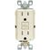 Leviton  GFCIコンセント 15A ライトアーモンド (GFTR1-03T)/ GFI TR RECPT ST LA 3PK