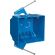 Carlon PVC製長方形コンセントボックス 2ギャング (B232ACP) / BOX DBL GNG PVC NW 32CU"