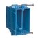Carlon サーモプラスティック製長方形コンセントボックス 1ギャング (BH122A-UPC) / BOX SGL GNG PVC SPR22CU"