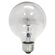 GE Lighting グローブ型白熱電球 25ワット G25 ホワイト 6パック (12983)