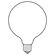 GE Lighting グローブ型白熱電球 60ワット G40 ソフトホワイト 6パック (49780)