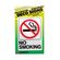 HY-KO プラスティックサイン「No Smoking」5枚入（D-20）/ SIGN DECO NO SMOKNG 5X7"