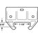 Prime-Line プラスティック製引き出し用トラックガイド (22495) / GUIDE DRAWR TRAK #22495