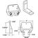 Prime-Line プラスティック製引き出し用トラックガイド (222019) / GUIDE DRAWR TRAK #222019