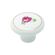 Amerock Allison ラウンド型キャビネットノブ ホワイトローズ (221WHT) / KNOB 1.5"RND WHT W/ROSE