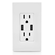 Leviton Decora USBコンセント 15AMP ホワイト 3個セット (T5632-3BW) / USB OUTLET 15A WHT 3PK