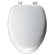 Mayfair ビニールクッション式トイレ便座 細長型 ホワイト (113EC-000 ) / TOILET SEAT ELNG SFT WHT