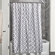 InterDesign シャワーカーテン ベージュ格子柄  2パック (45420) / SHOWER CURTAIN TRELLIS