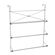 Zenna Home スティール製ドア掛け式タオルバー (2526NN) / CROSSBAR OTD TOWEL RACK