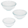Pyrex Smart Essentials ミキシングボウル3点セット２パック (6001001) / BOWL MIXING 3PC CLEAR