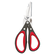 Chef'n FreshForce ステンレススティール製万能ハサミ (103-882-272)  / SCISSORS UTILITY RED/GRY