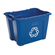 Rubbermaid Commercial 樹脂製リサイクルゴミ用トートコンテナ 6個セット ( 571473BLUE) / RECYCLING TOTE BLUE