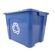 Rubbermaid Commercial 樹脂製リサイクルゴミ用トートコンテナ 6個セット ( 571473BLUE) / RECYCLING TOTE BLUE