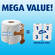 Charmin Ultra Strong トイレットペーパー 6ロール ３パック (76546) / TOILET PAPR STRG MEGA 6R