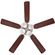 Westinghouse Contempra IV シーリングファン ブラッシュニッケル (72320) / CEILING FAN BRSH NKL 52"