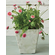 Novelty Artstone フラワーポット スクエア ミント (35106) / ELLA SQ PLANTER MNT 10"H