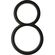 Hillman Distinctions ネジ設置式金属製ナンバー 5インチ ブラック「8」 (844718) 3個セット / 5" BLK DSNCT #8 SCRW 1PC